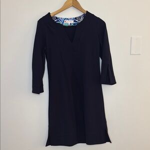 Jude Connolly V-Neck Dress with 3/4 Sleeves
